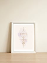 Spiritual Series: Lotus — framed, leaning against the wall thumbnail