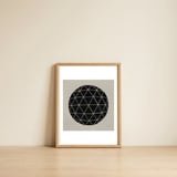 Geodesic — framed, leaning against the wall thumbnail