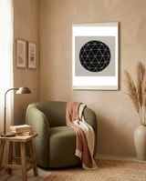 Geodesic framed in a tender room thumbnail