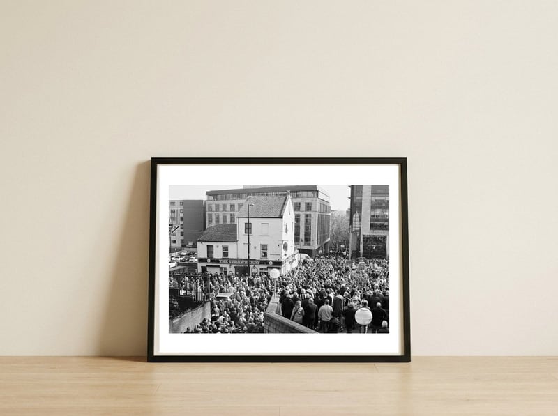 NEWCASTLE UNITED — framed, leaning against the wall