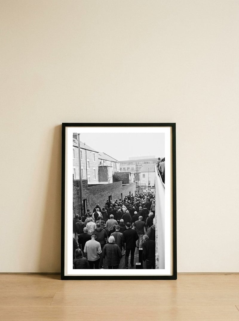 NEWCASTLE UNITED 2 — framed, leaning against the wall