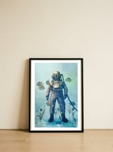 Deep Sea Garden — framed, leaning against the wall thumbnail
