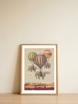 Flight Of The Elephants — framed, leaning against the wall thumbnail