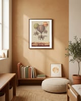 Flight Of The Elephants framed in a gentle room thumbnail