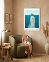 The Whale framed in a tender room thumbnail
