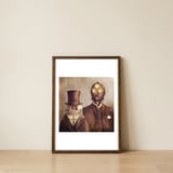 Victorian Robots — framed, leaning against the wall thumbnail