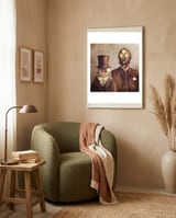 Victorian Robots framed in a tender room thumbnail