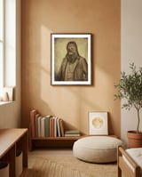 Chancellor Chewman framed in a gentle room thumbnail