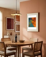 Triangles Colors City 2 framed in a intimate room thumbnail