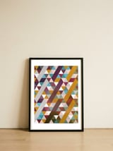 Triangles Circus — framed, leaning against the wall thumbnail