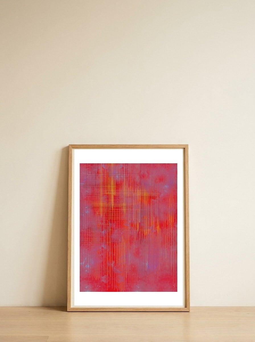 Speed Of Dreams — framed, leaning against the wall