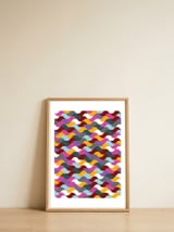 Sao Paulo Colors — framed, leaning against the wall thumbnail