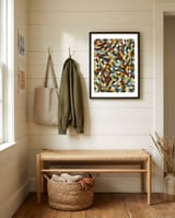 Rubiks Dream framed in a relaxed room thumbnail