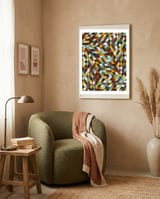 Rubiks Dream framed in a tender room thumbnail
