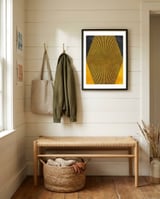 Geometric Soul Mates framed in a relaxed room thumbnail