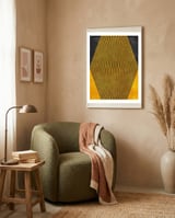 Geometric Soul Mates framed in a tender room thumbnail