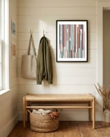 Geometric Rain framed in a relaxed room thumbnail