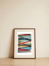 Geometric Prison — framed, leaning against the wall thumbnail
