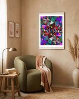 Geometric Dream framed in a tender room thumbnail