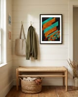 Geometric Gold framed in a relaxed room thumbnail