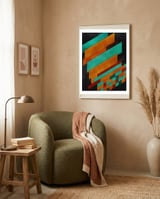 Geometric Gold framed in a tender room thumbnail