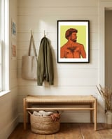 Frank framed in a relaxed room thumbnail