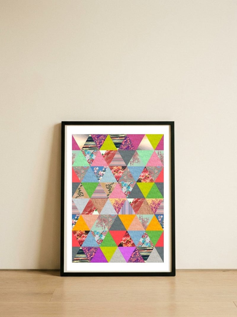 Lost In — framed, leaning against the wall