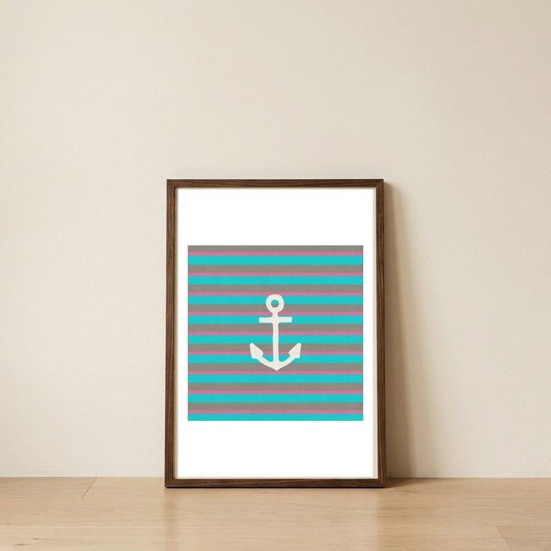 Stay Ii — framed, leaning against the wall