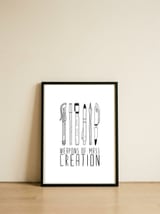 Weapons Of Mass Creation — framed, leaning against the wall thumbnail
