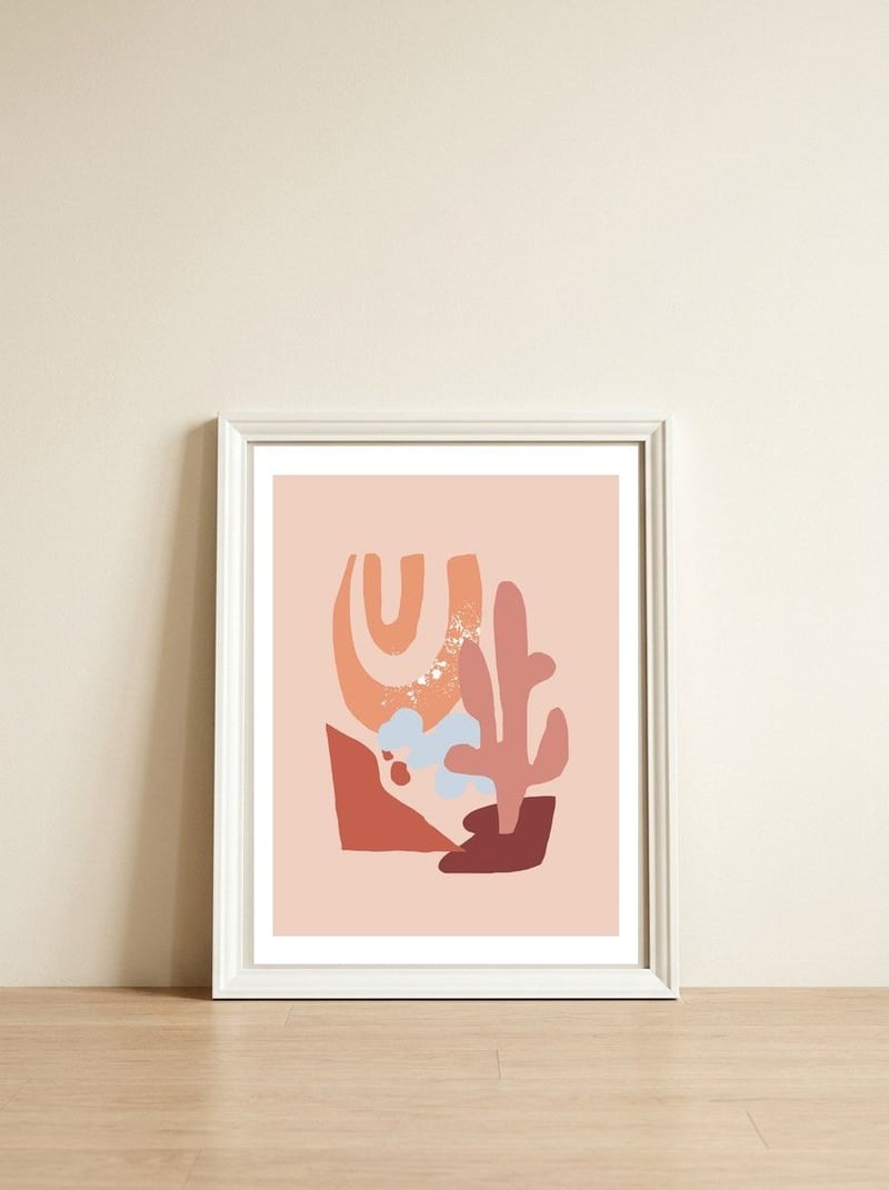 silent season-a — framed, leaning against the wall