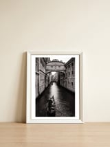 Bridge of Sighs. Venice. — framed, leaning against the wall thumbnail