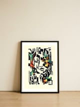Line Dance — framed, leaning against the wall thumbnail