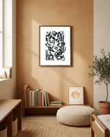 Line Dace framed in a gentle room thumbnail