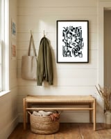 Line Dace framed in a relaxed room thumbnail