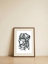 Mohawk  — framed, leaning against the wall thumbnail