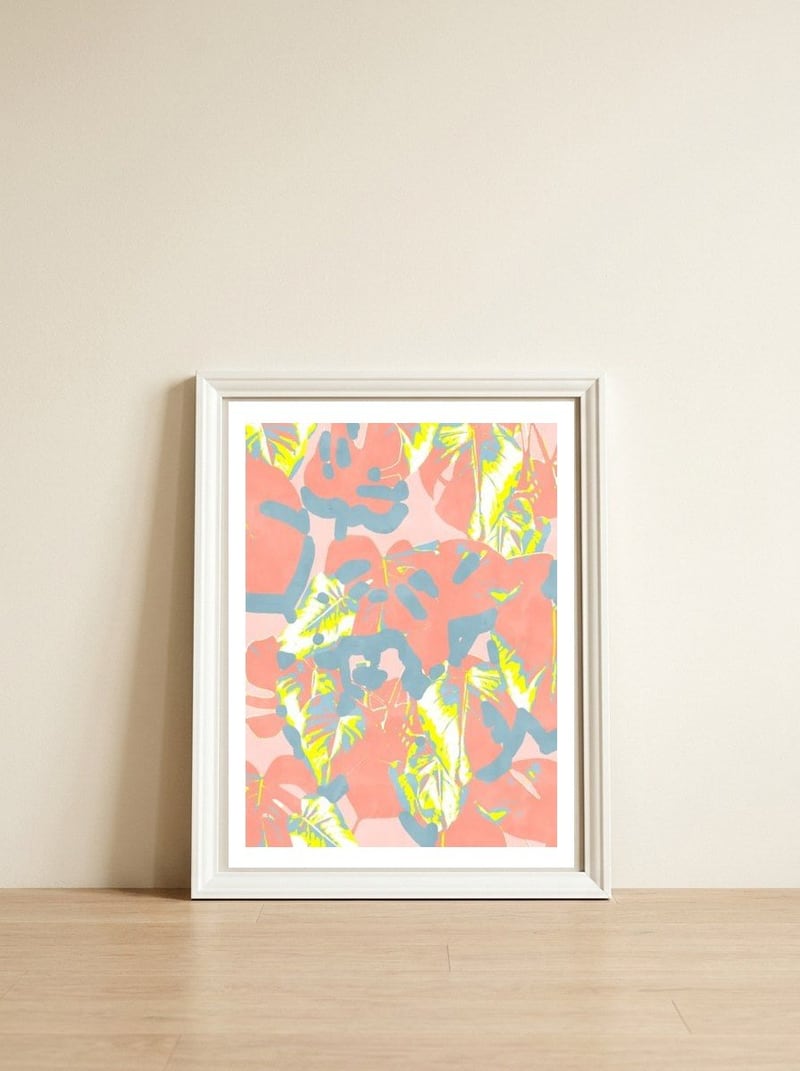 Fond Memory — framed, leaning against the wall