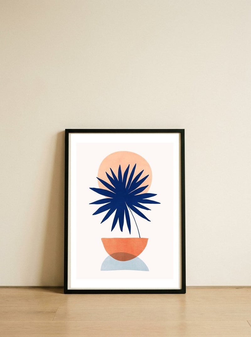Islands In The Sun — framed, leaning against the wall