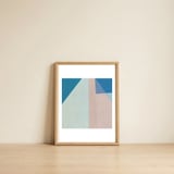 Simple Colors Sail 2 — framed, leaning against the wall thumbnail