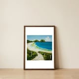 2545 Matapouri Beach TEST — framed, leaning against the wall thumbnail