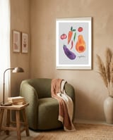 Veggies framed in a tender room thumbnail