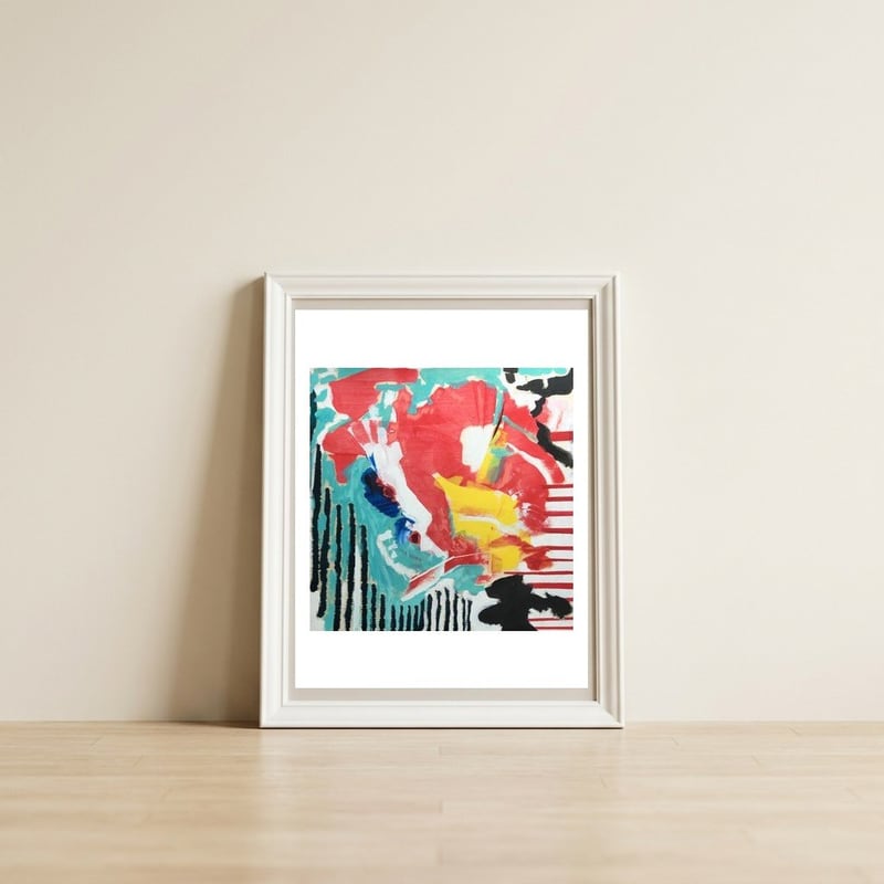 Improv 513 — framed, leaning against the wall