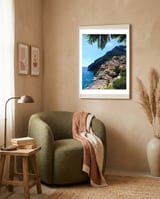 Positano Landscape 2 framed in a tender room thumbnail