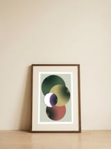 Kreise o.T. 2 — framed, leaning against the wall thumbnail