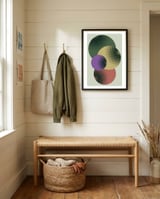 Kreise o.T. 2 framed in a relaxed room thumbnail