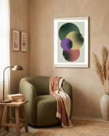 Kreise o.T. 2 framed in a tender room thumbnail
