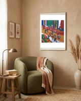 La Calle 2 B framed in a tender room thumbnail