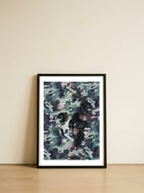 Camo Skull — framed, leaning against the wall thumbnail