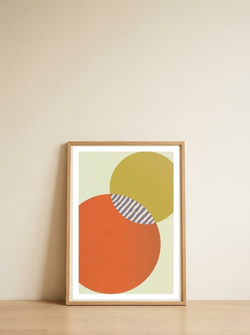 Papercuts 6 — framed, leaning against the wall