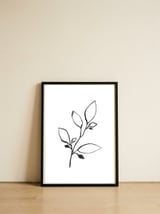 Ink Plant — framed, leaning against the wall thumbnail