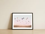 Around The World — framed, leaning against the wall thumbnail